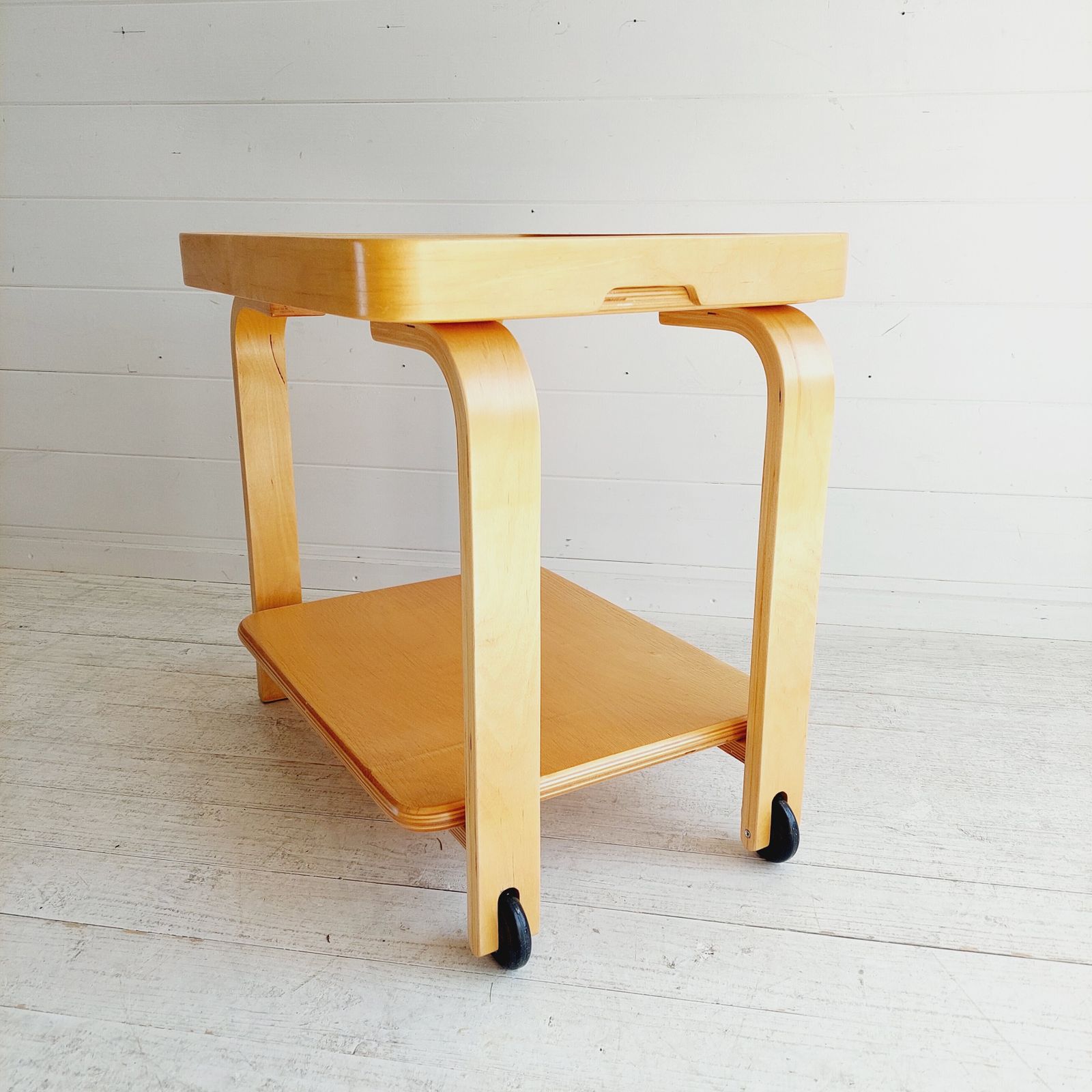 Furniture Scandinavian 'Brunabo' Serving Trolley  Drinks Cart  Side Table Carina Bangs, For Ikea, 2004 photo
