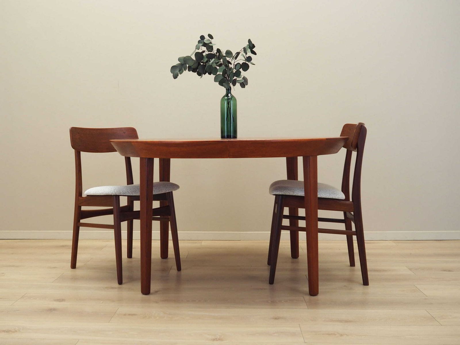 Round Teak Table, Danish Design, 1960s, Manufacturer: Gudme Møbelfabrik, Designer: Ole Hald photo furniture