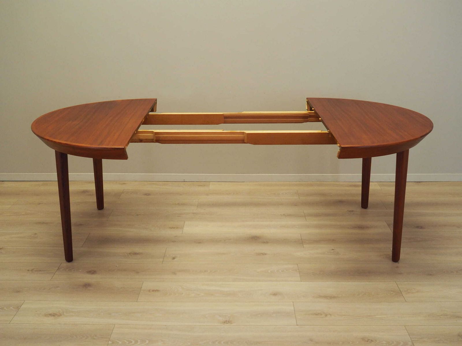 photo for sale Round Teak Table, Danish Design, 1960s, Manufacturer: Gudme Møbelfabrik, Designer: Ole Hald