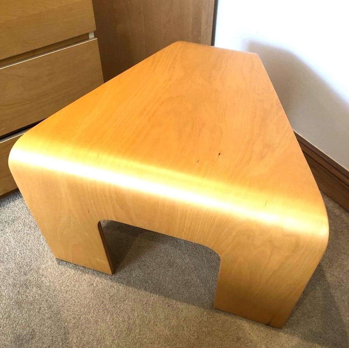 Beautiful Vintage Bentwood Ekornes Stressless Table (Another Matching Available) photo vinterior
