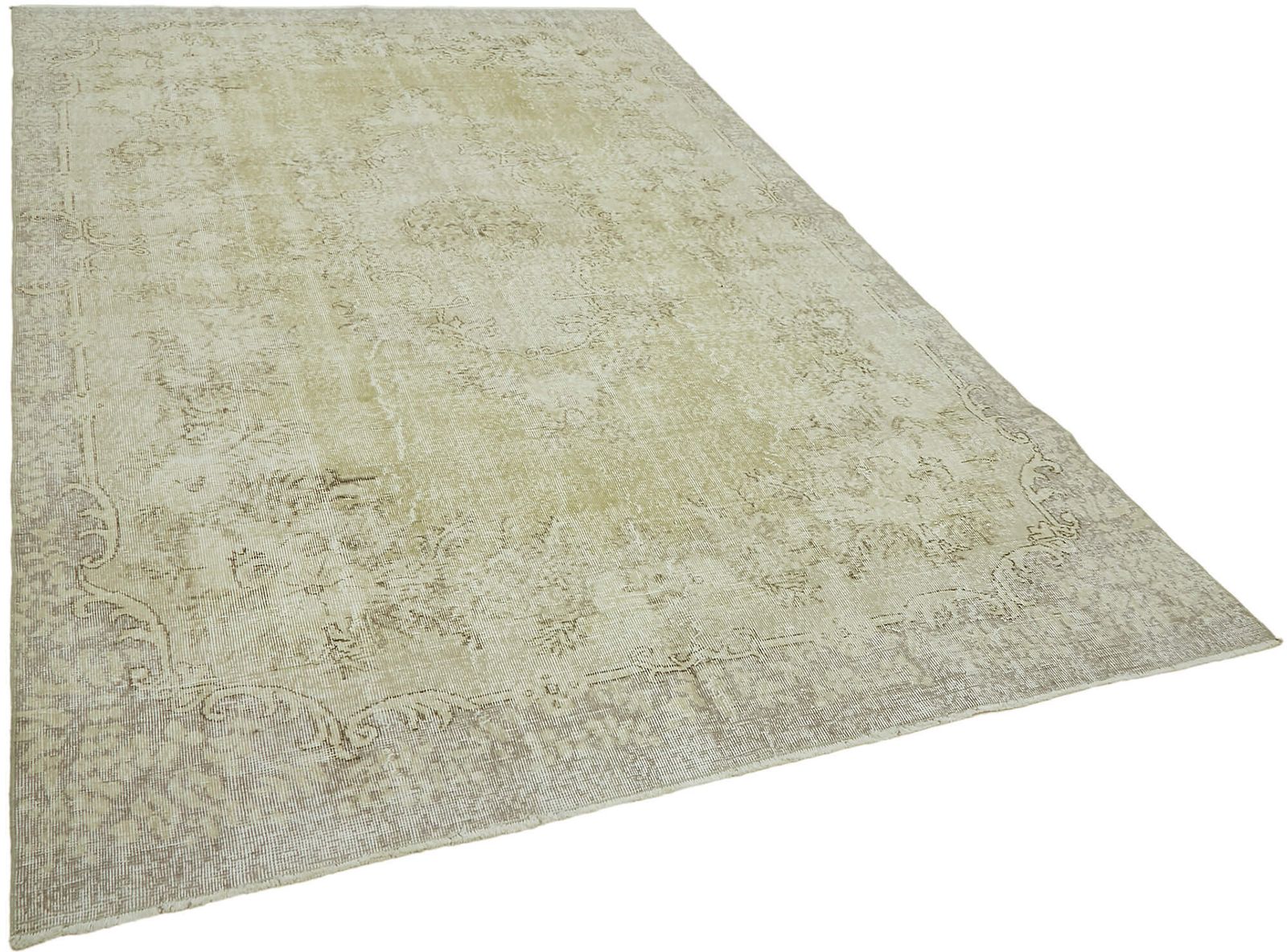 7x10 Beige Turkish Vintage Area Rug   46071 photo furniture