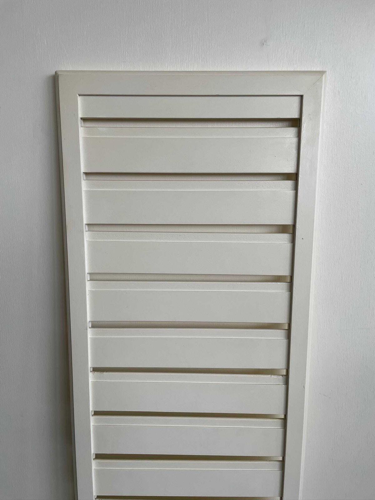 162.5cm X 35/38cm White Tall Wooden Staples Ladderax 2 Foot Room Divider Ladder Stand Alone photo furniture