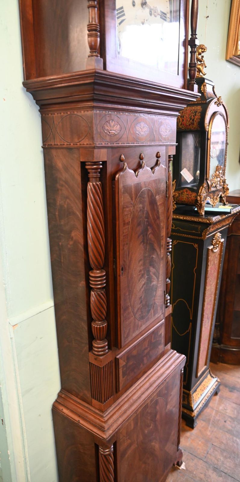 photo furniture Victorian Grandfather Clock Longcase Josh Walker Workington 1820