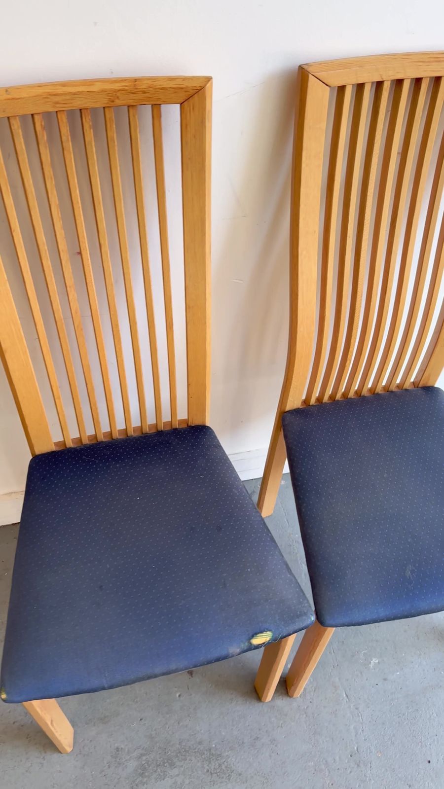 Pair Of Contemporary Dining Chairs photo vintage