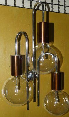1970s Waterfall Wall Lamp Attributed To Robert Sonnemann, USA photo Lighting