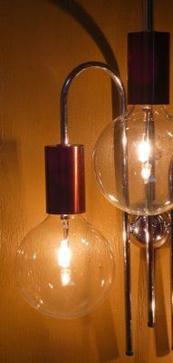 1970s Waterfall Wall Lamp Attributed To Robert Sonnemann, USA photo 550.0