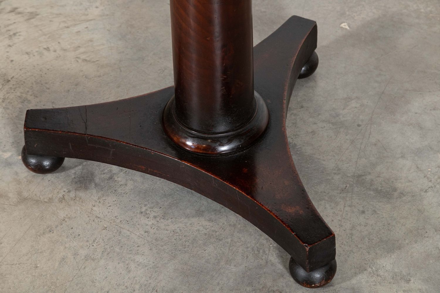 19thc English Mahogany Dumbwaiter Side Table photo 2128.0