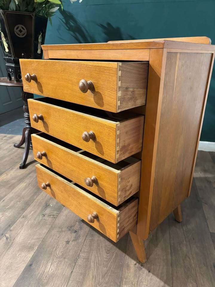 photo buy Mid Century Four Drawer Chest