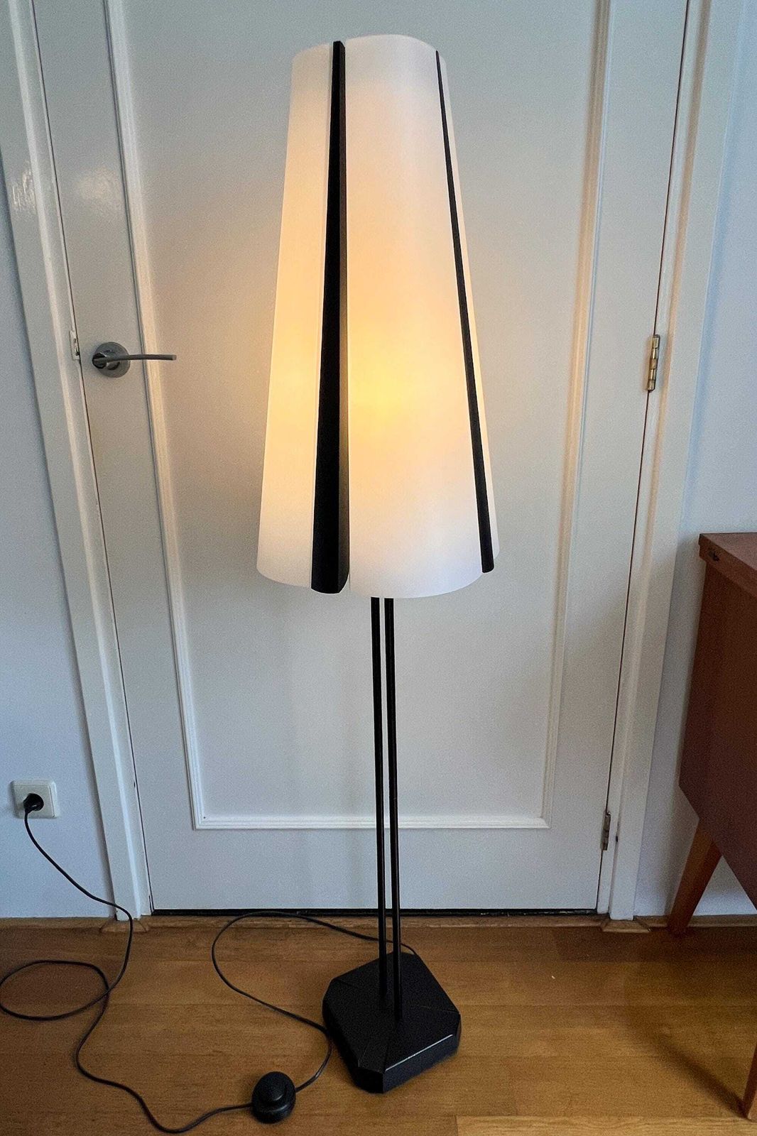 Vintage Ikea Xl Floor Lamp 'Vistofta'   Design By Gunner Jensen   Excellent Condition   Collector's Item   Scandinavian Design photo Lighting