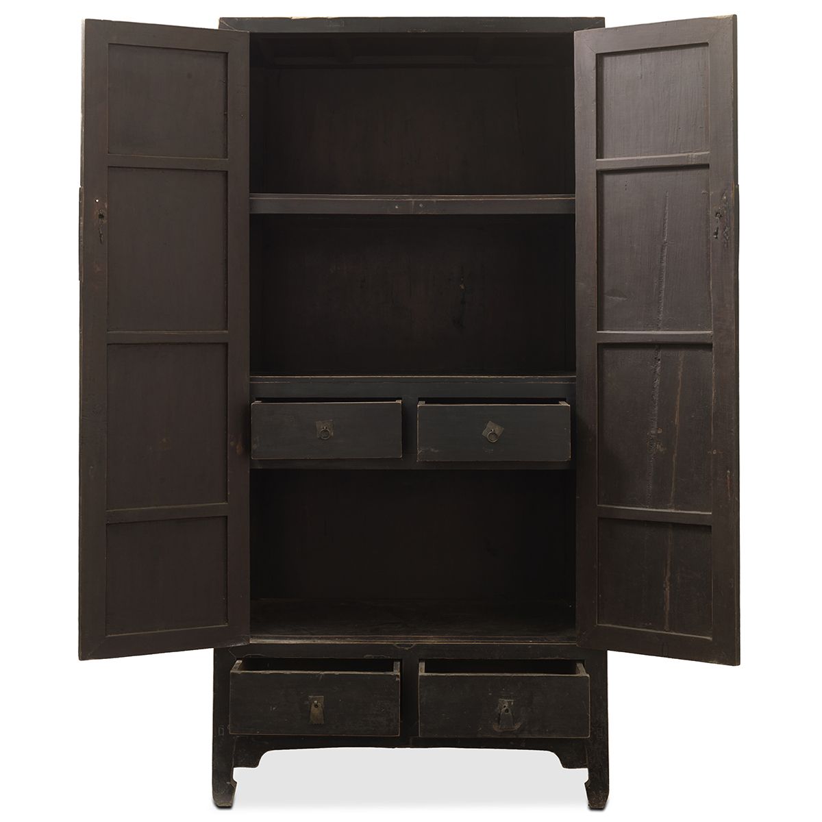 Black Lacquer Elm Armoire photo vinterior