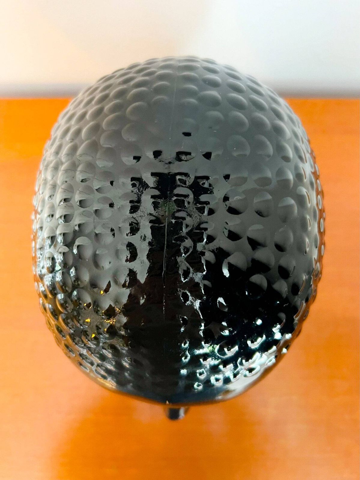 Vintage Black Glass Mannequin Head   1970s   Mid Century Modern Design photo vintage