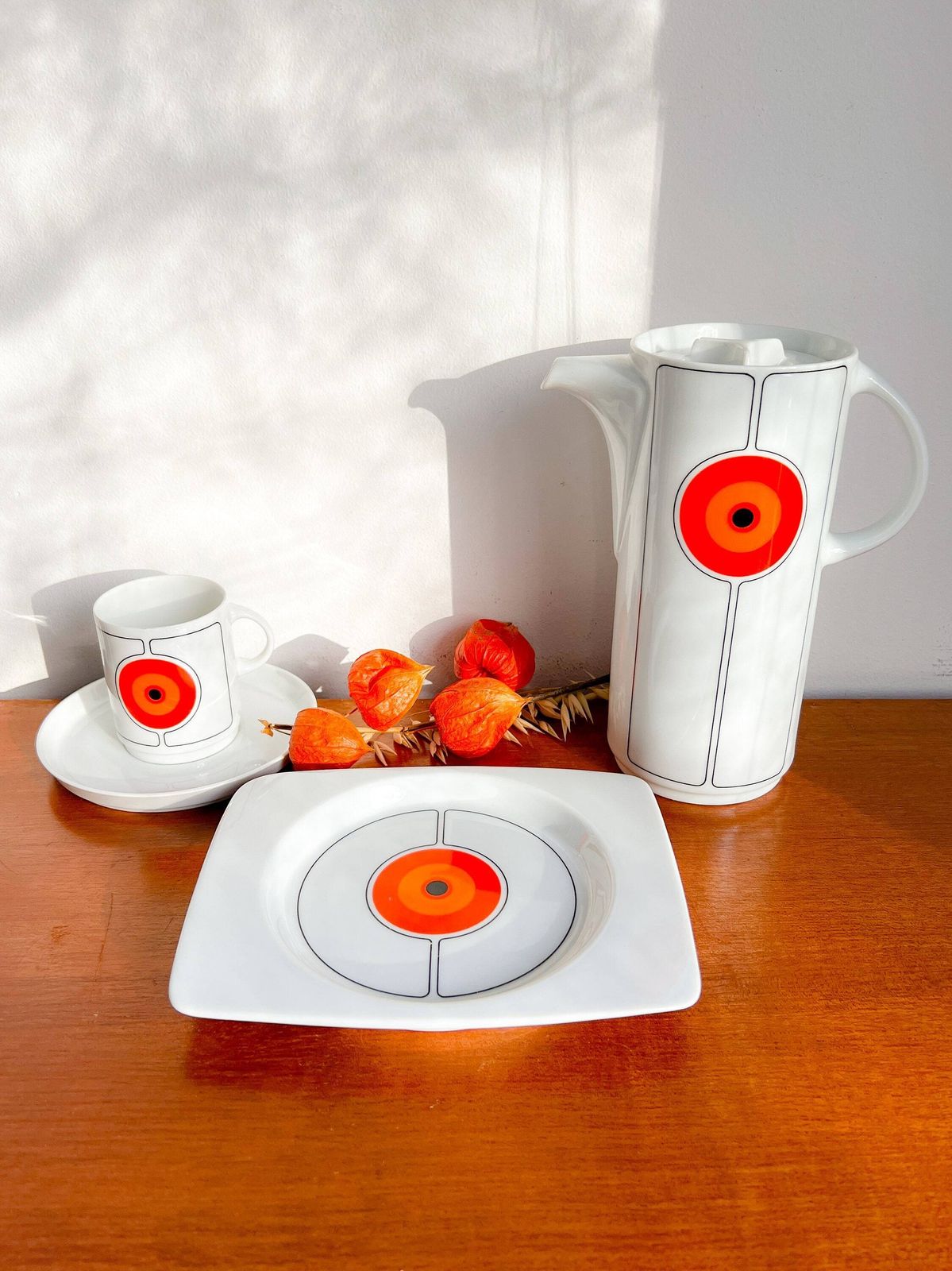 Thomas Rosenthal Eclipse   Medium Rectangular Serving Platter 19 X 15.5 Cm, Collector's Item photo vinterior