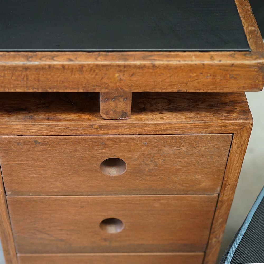 X  Leg Administrative Desk By Pierre Jeanneret C.1960 photo buy