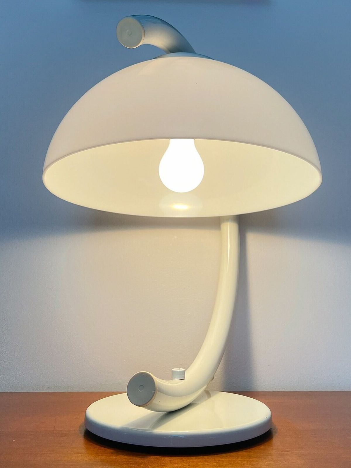 Table Lamp Xl By 'Vrieland Design' Holland, 70s, Mushroom / Space Age, Dutch Design photo vintage