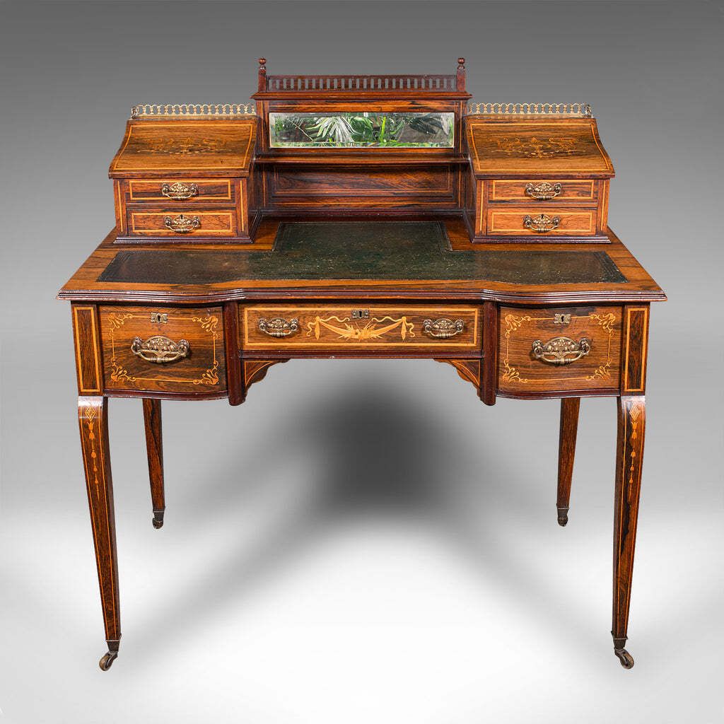 Antique Gents Correspondence Desk, English, Writing Table, Victorian, Circa 1900 photo for sale