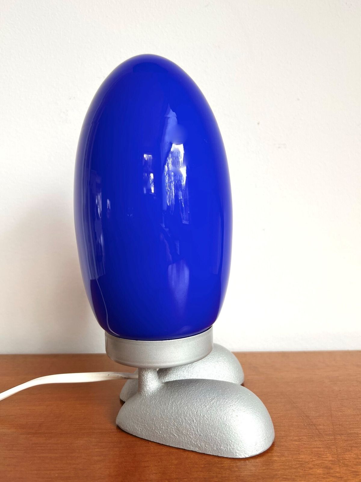 Vintage Ikea Table Lamp   Fjorton Dino Egg   Design By Tatsuo Konno photo Lighting