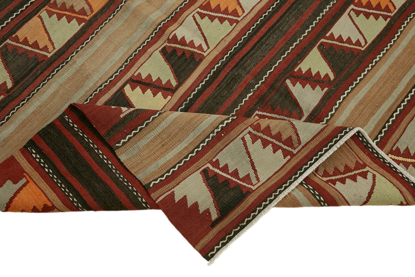 Handmade Multicolor Oriental Kilim Rug 148 Cm X 233 Cm photo vinterior