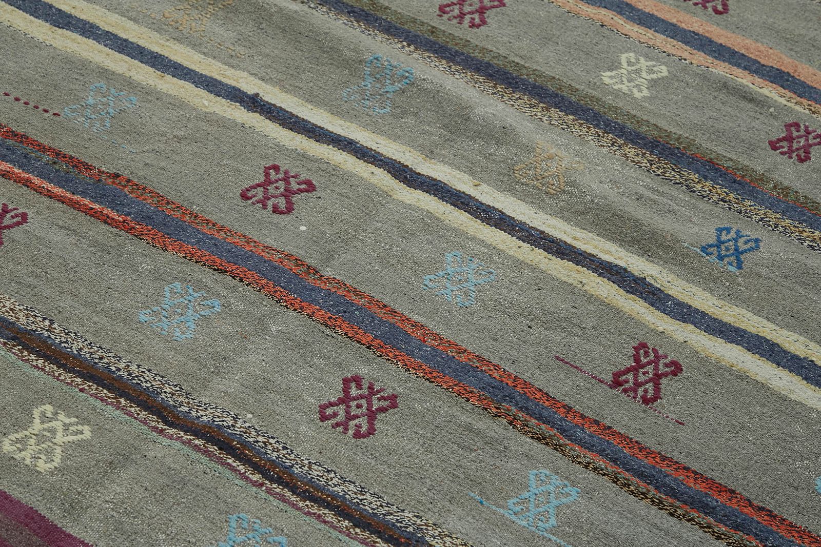Handmade Multicolor Oriental Kilim Rug 148 Cm X 250 Cm photo 420.0