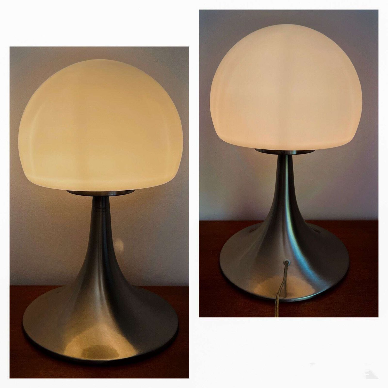Prisma Leuchten Style   Xl Mushroom Table Lamp   Tip Touch Control photo for sale
