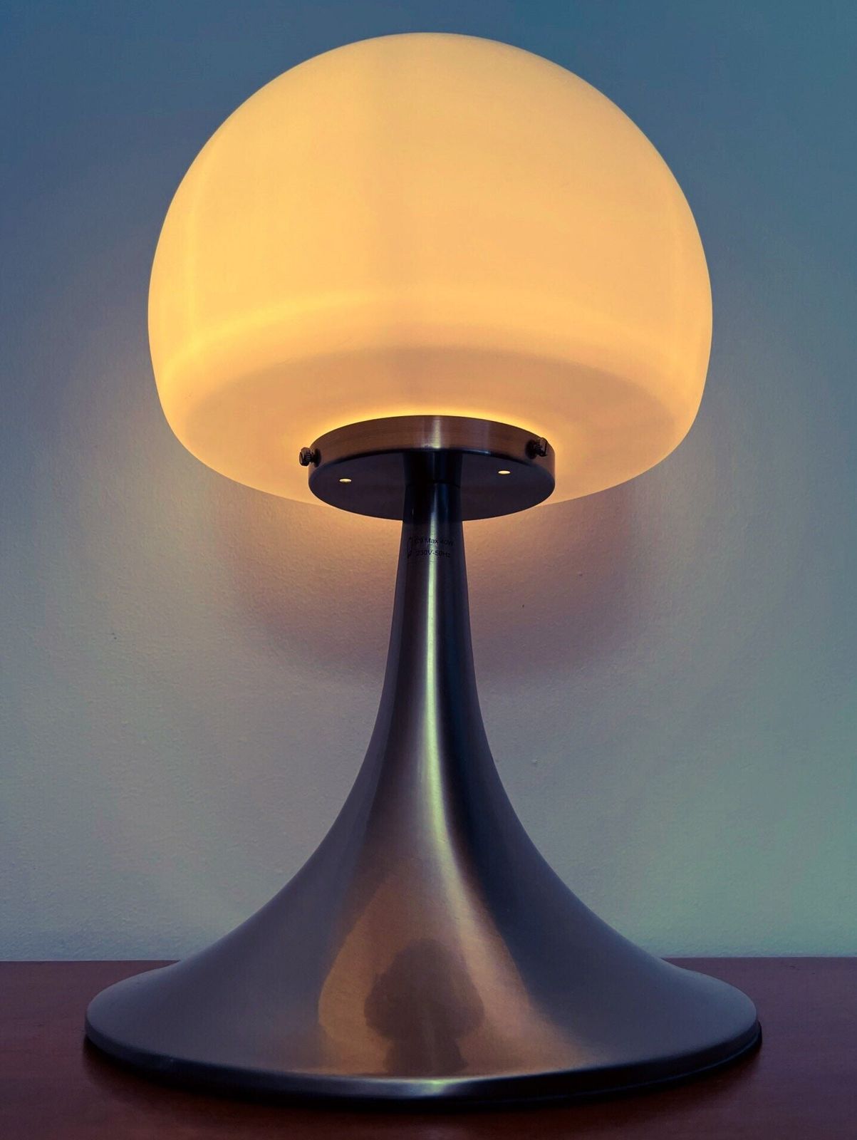 Prisma Leuchten Style   Xl Mushroom Table Lamp   Tip Touch Control photo vintage
