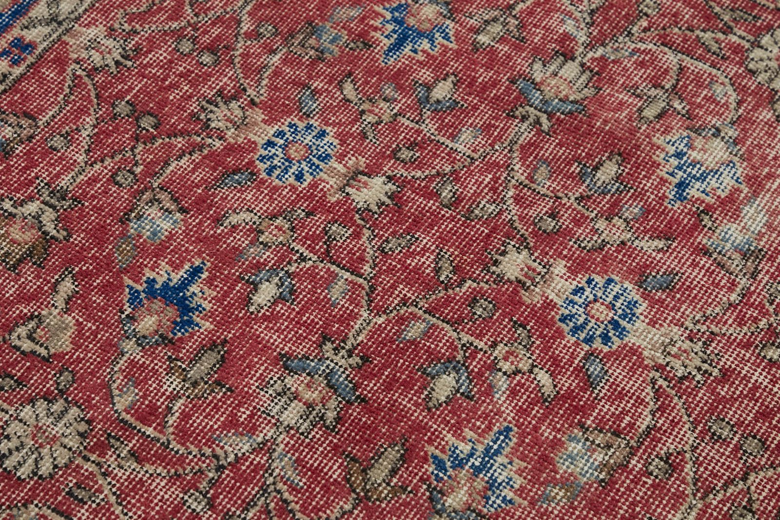 4x7 Red Turkish Vintage Area Rug   45886 photo 244.0