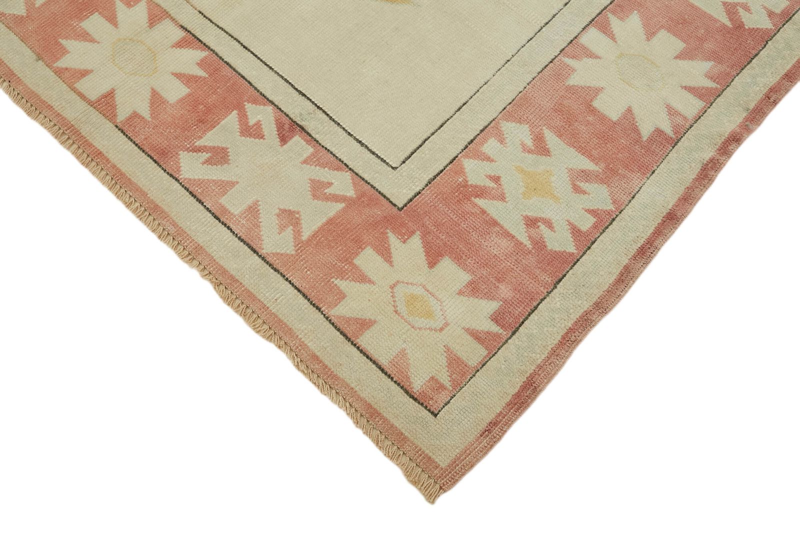 Handmade Vintage Beige Anatolian Rug 162 Cm X 244 Cm photo Textiles