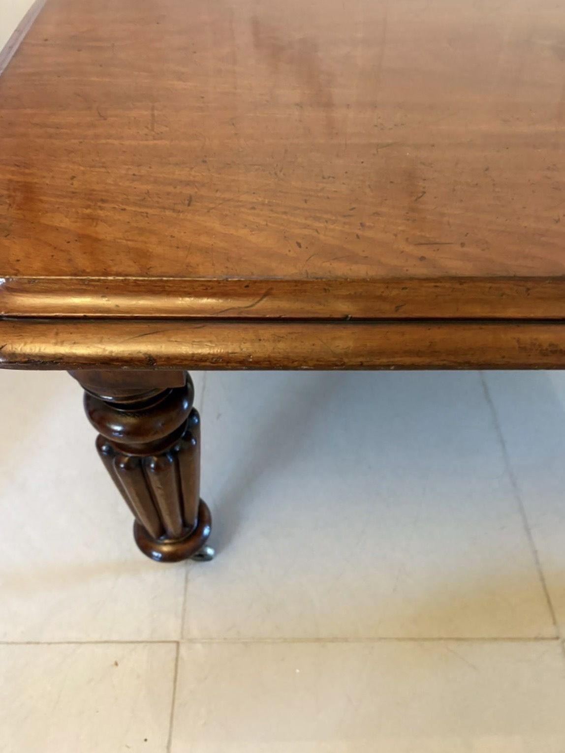 Antique Quality Mahogany 10/12 Seater Extending Dining Table photo furniture