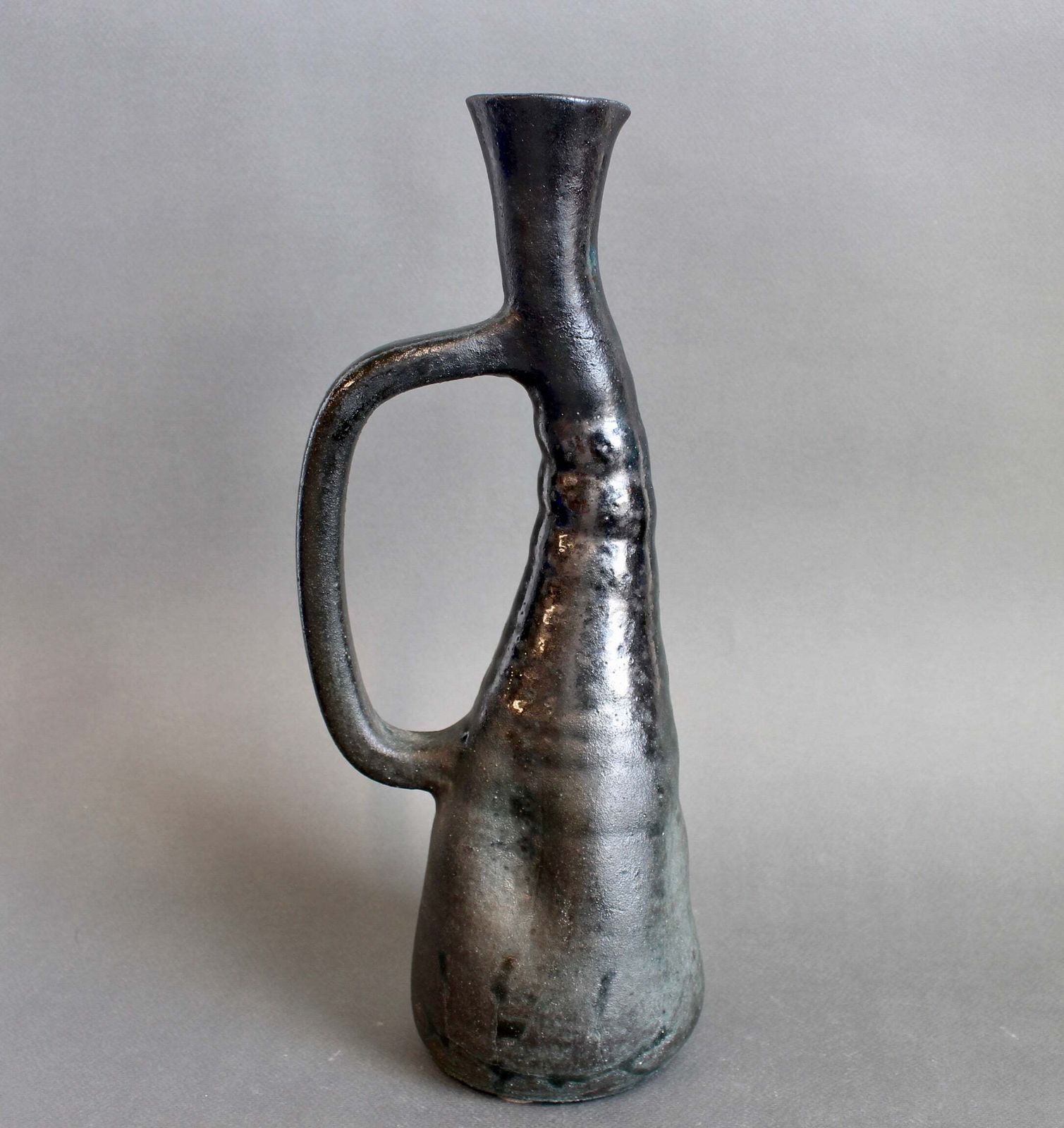 photo vintage Vintage French Ceramic Vase By Accolay (Circa 1960s)