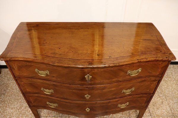 photo for sale 18th Century Chest Of Drawers In Fruitwood Inlay
