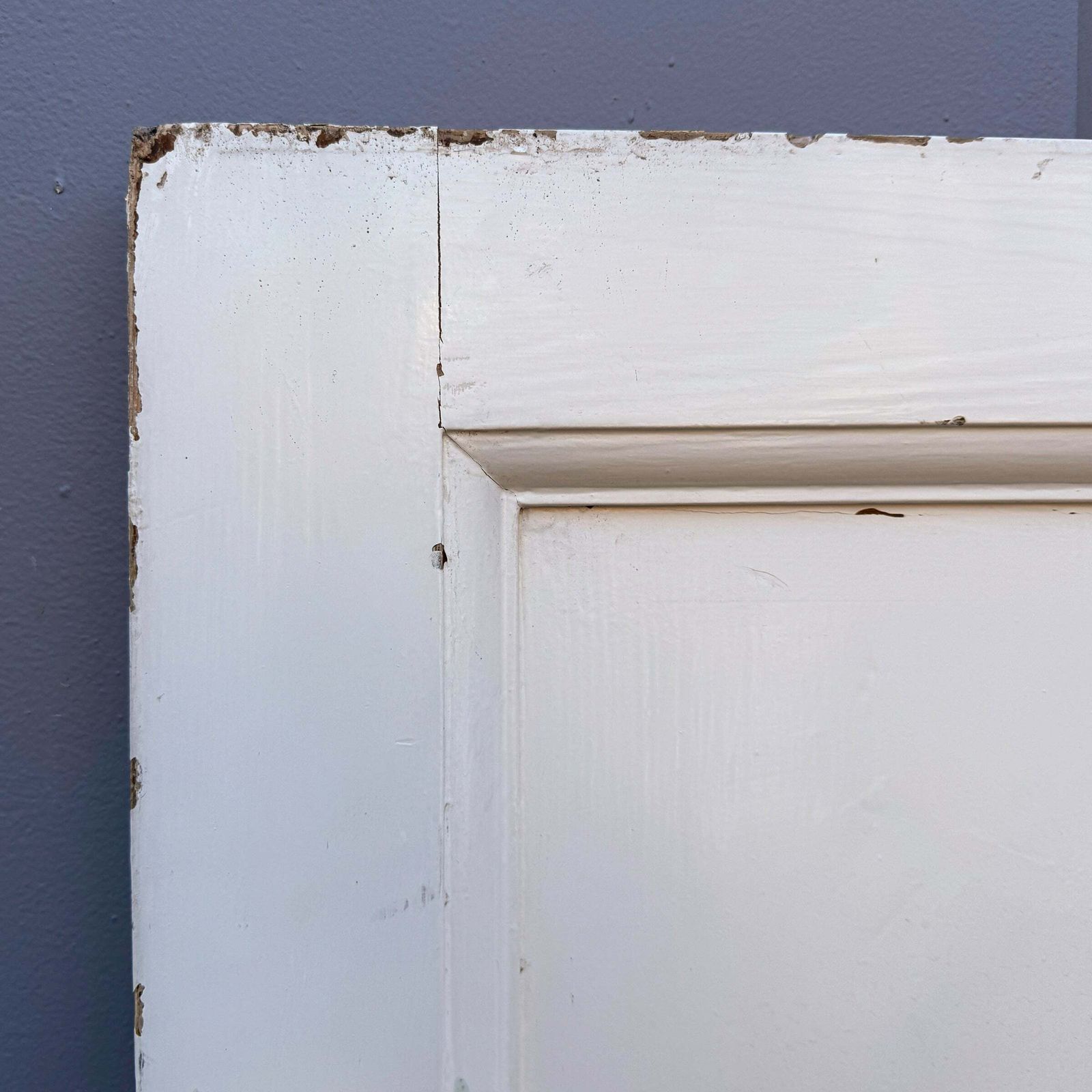 Antique Georgian 6 Panel Door   195.5cm X 76cm photo vintage