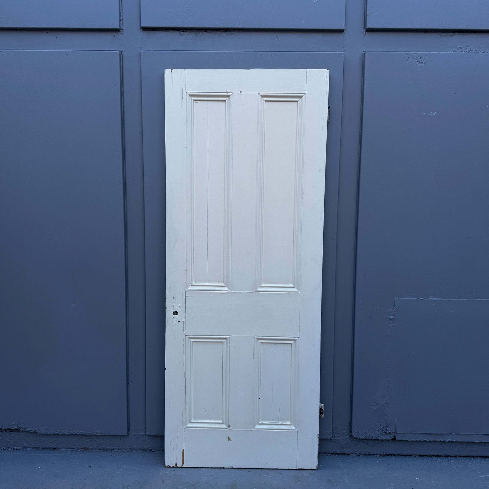 Antique Victorian 4 Panel Door   201cm X 79cm photo Home Fixtures