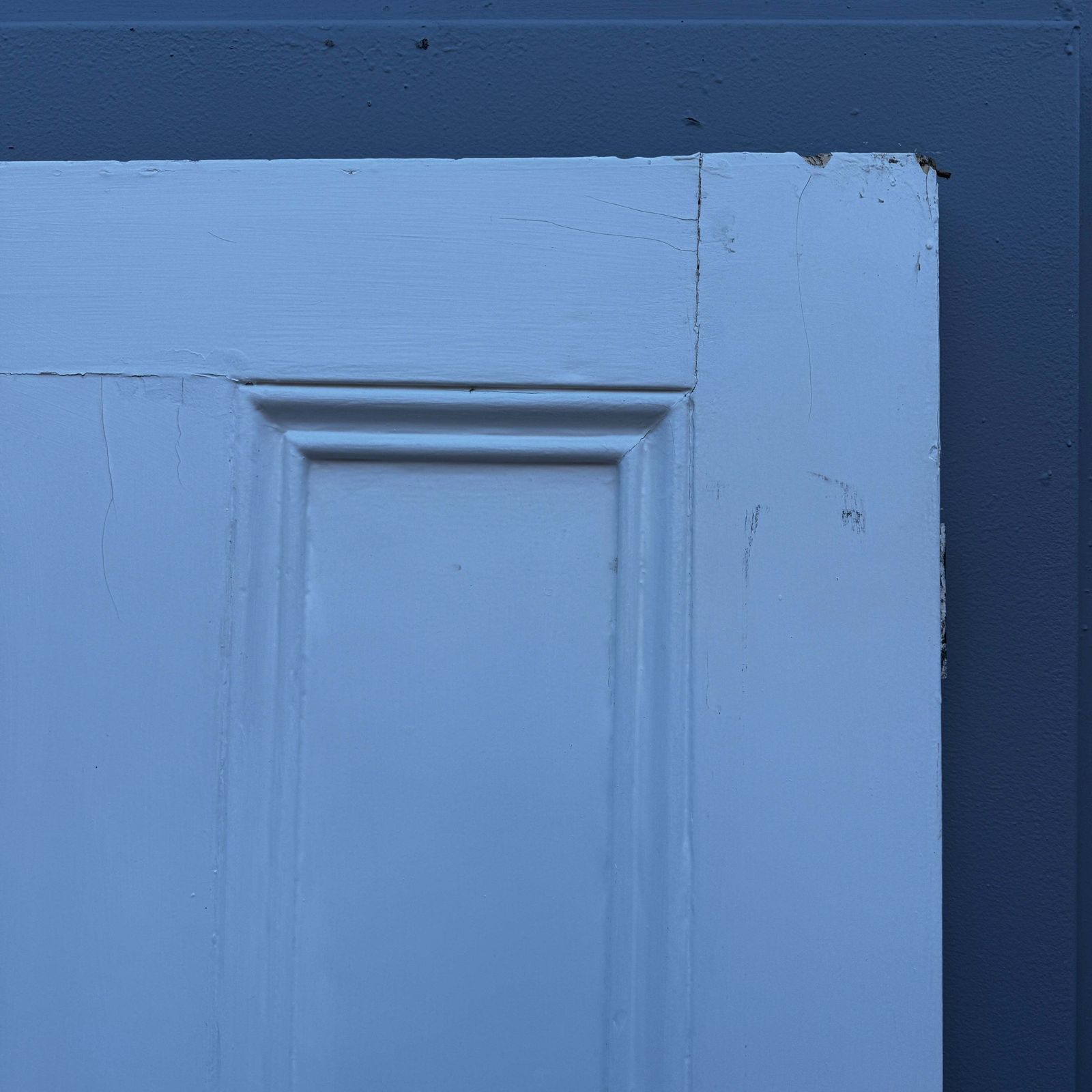 Antique Victorian 4 Panel Door   201cm X 81cm photo buy