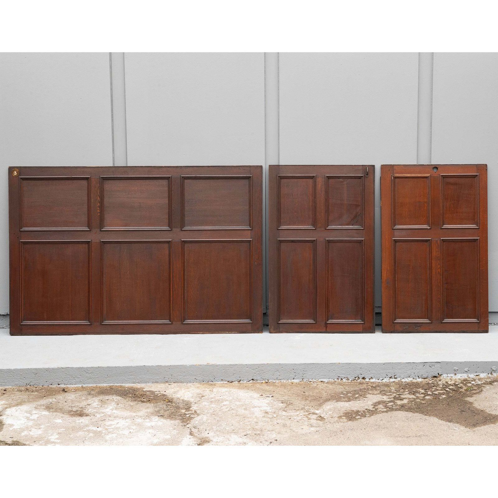 Antique 19th Century Oak And Elm Panelling | Panelled Room   7 Panels photo vinterior