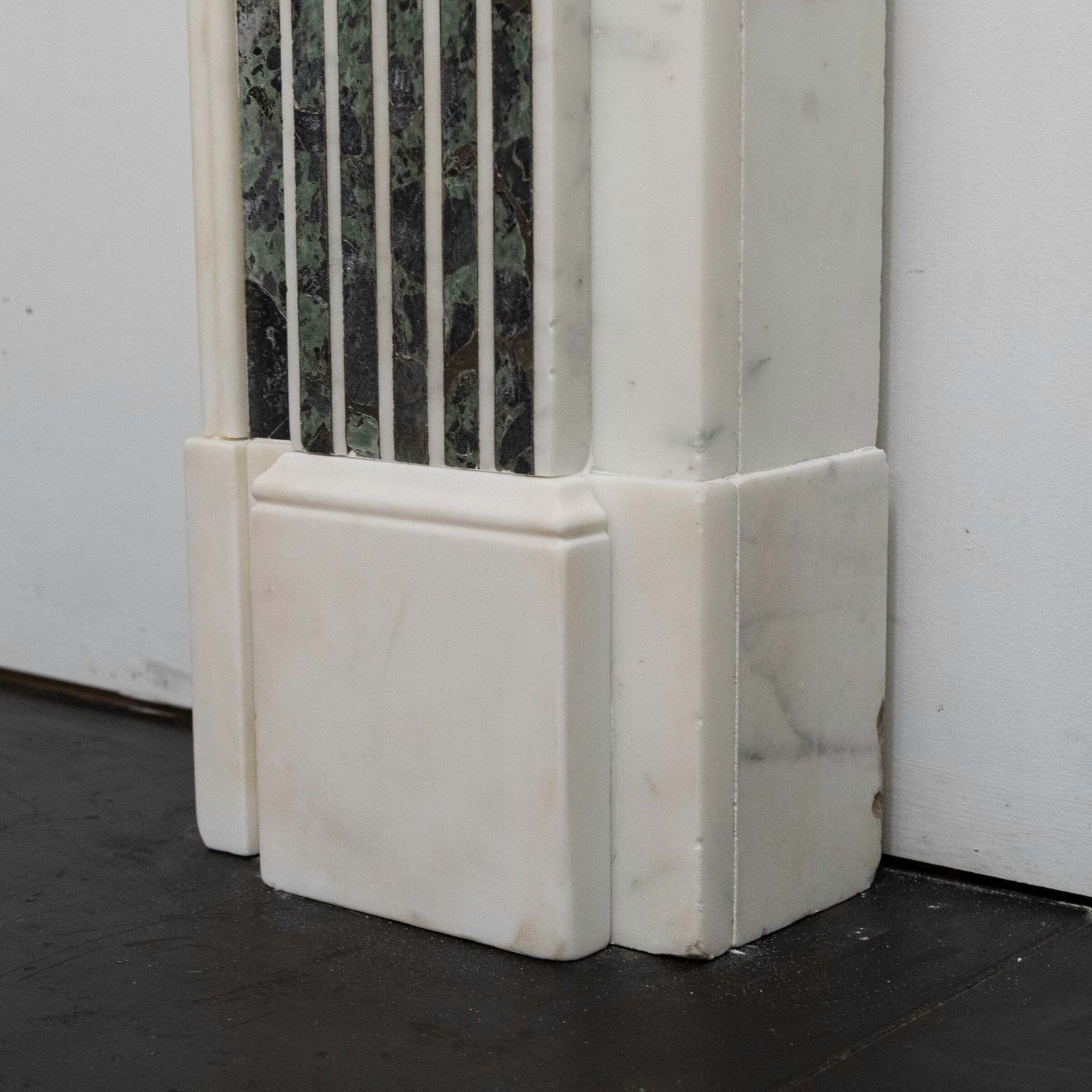 Reclaimed Georgian Style Statuary & Verde Marble Surround (Pair Available) photo buy