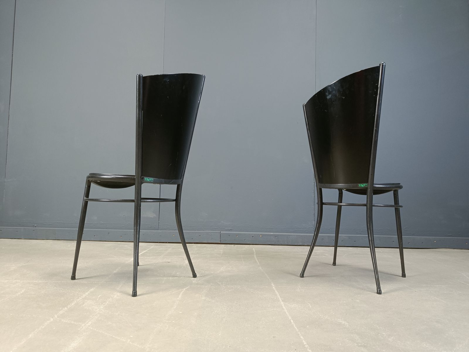 Post Modern Wooden Dining Chairs, 1980s   Set Of 10 photo buy