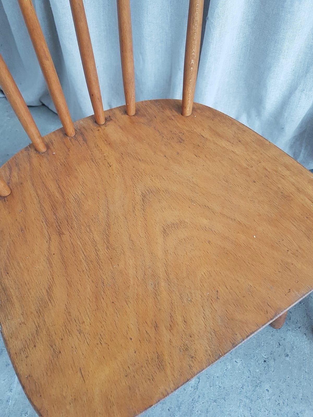 258.75 Vtg Late Mid Century Set 2 Farstrup Dining Chairs Scandi Danish Retro R842 photo