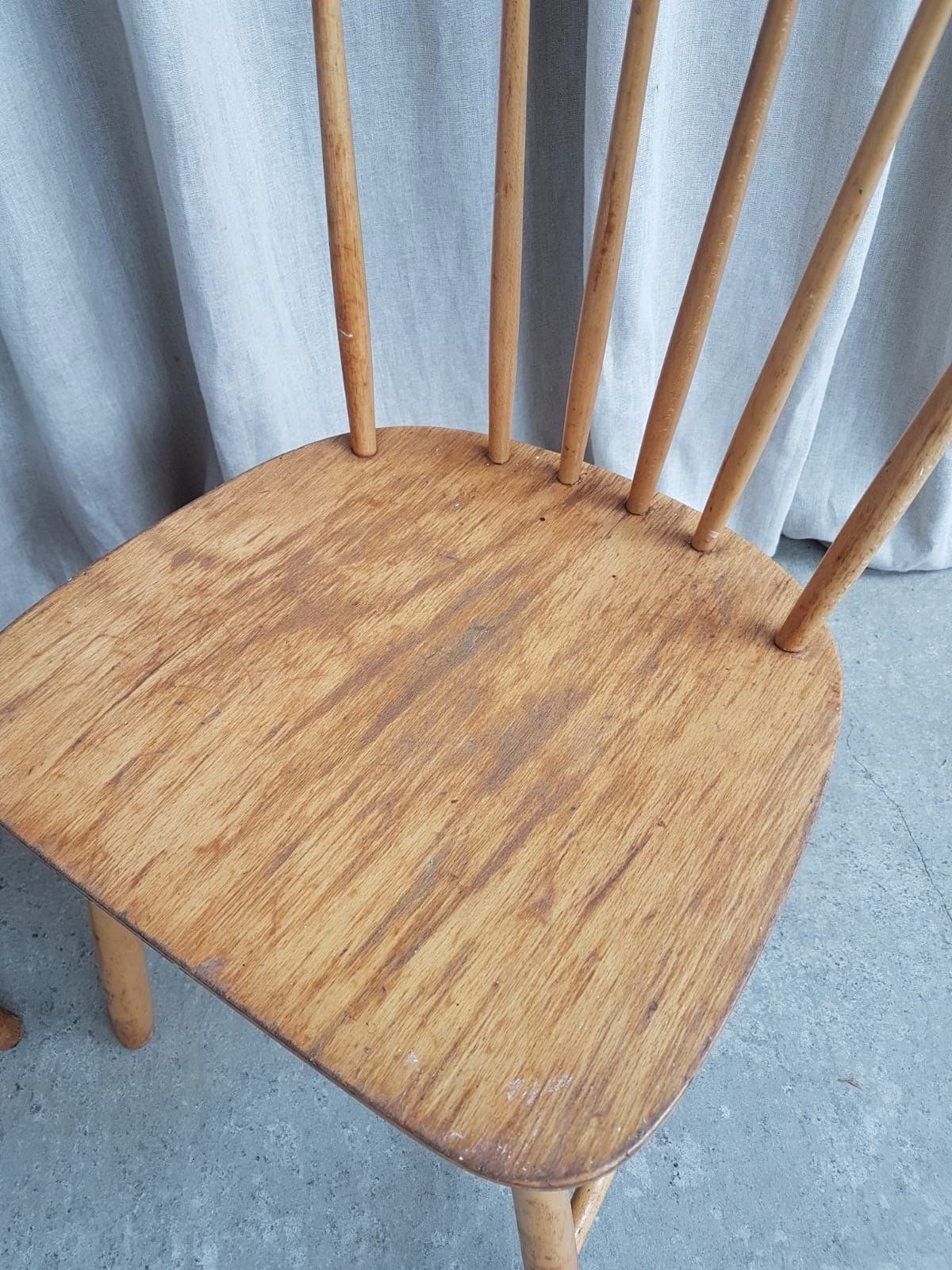 photo vinterior Vtg Late Mid Century Set 2 Farstrup Dining Chairs Scandi Danish Retro R842