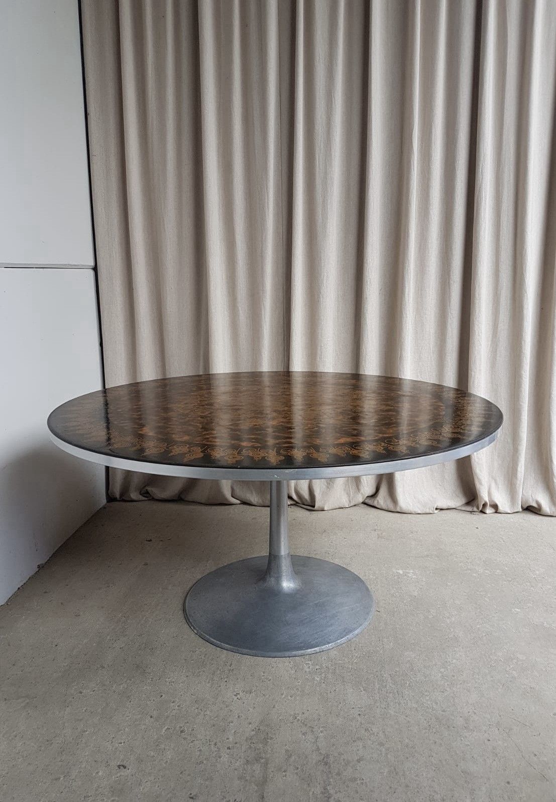 Vtg Mid Century Danish Tulip Dining Table Poul Cadovius Cado France & Son R844 photo vintage