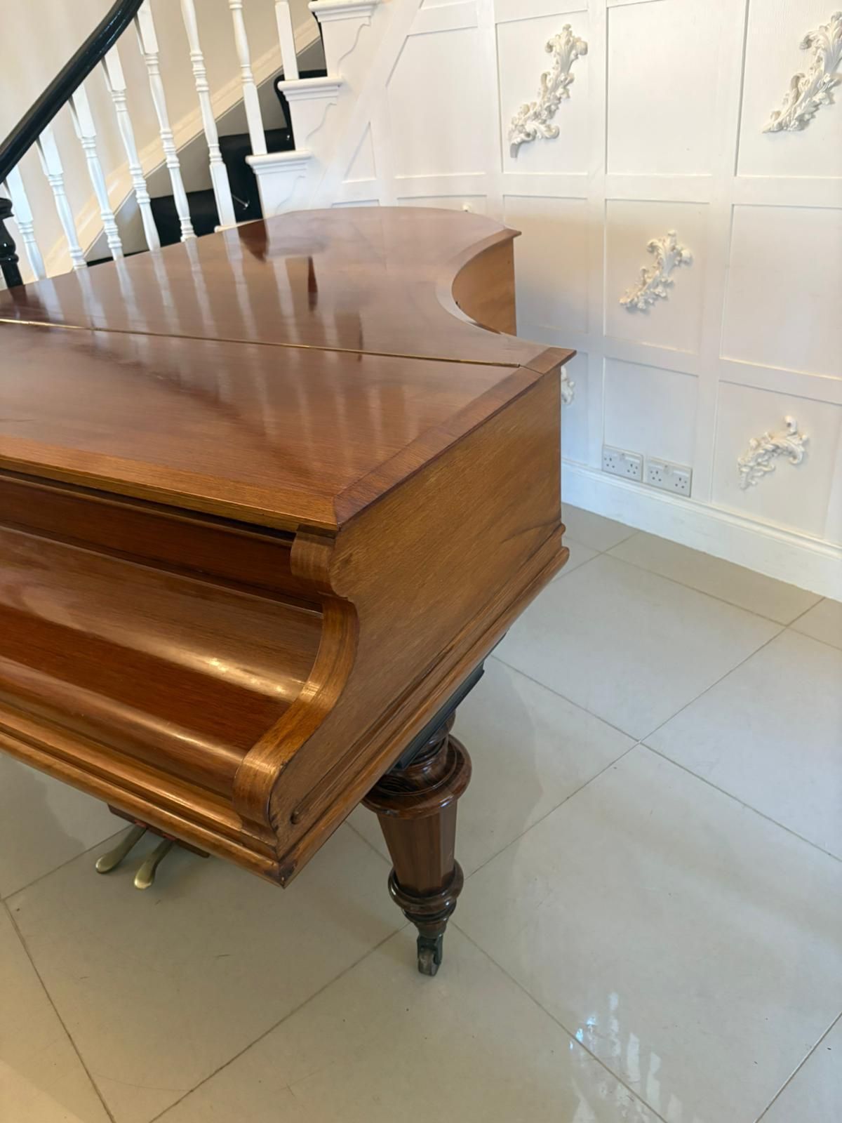 19850.0 Exceptional Quality Antique C.Bechstein 19th Century Rosewood Boudoir Grand Piano Model V (1898) photo