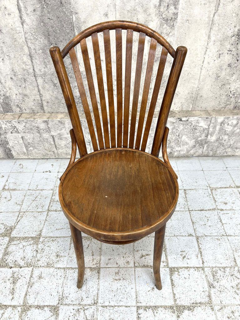 Set Of Twelve Corbeille Style Bentwood Bistro Chairs photo vinterior