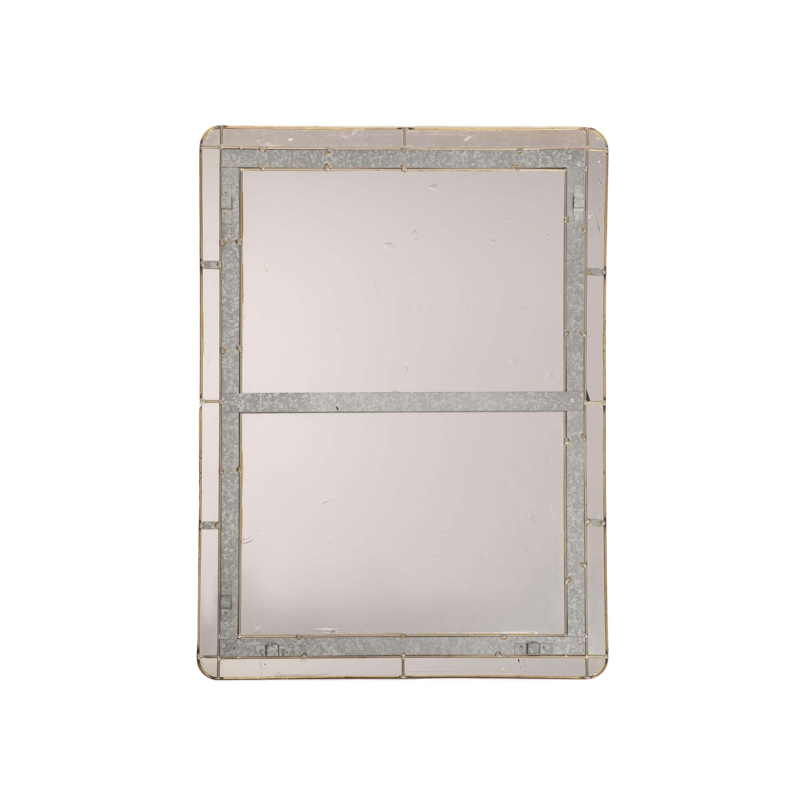photo furniture Italian Mid Century Mirror Amber Gold Faceted Surfaces 1970s