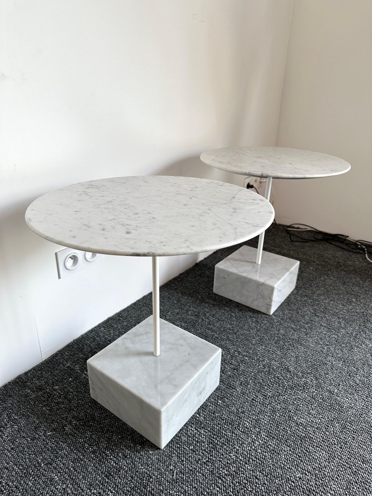 Pair Of Side Tables Primavera By Ettore Sottsass, Italy, 1980s photo Furniture