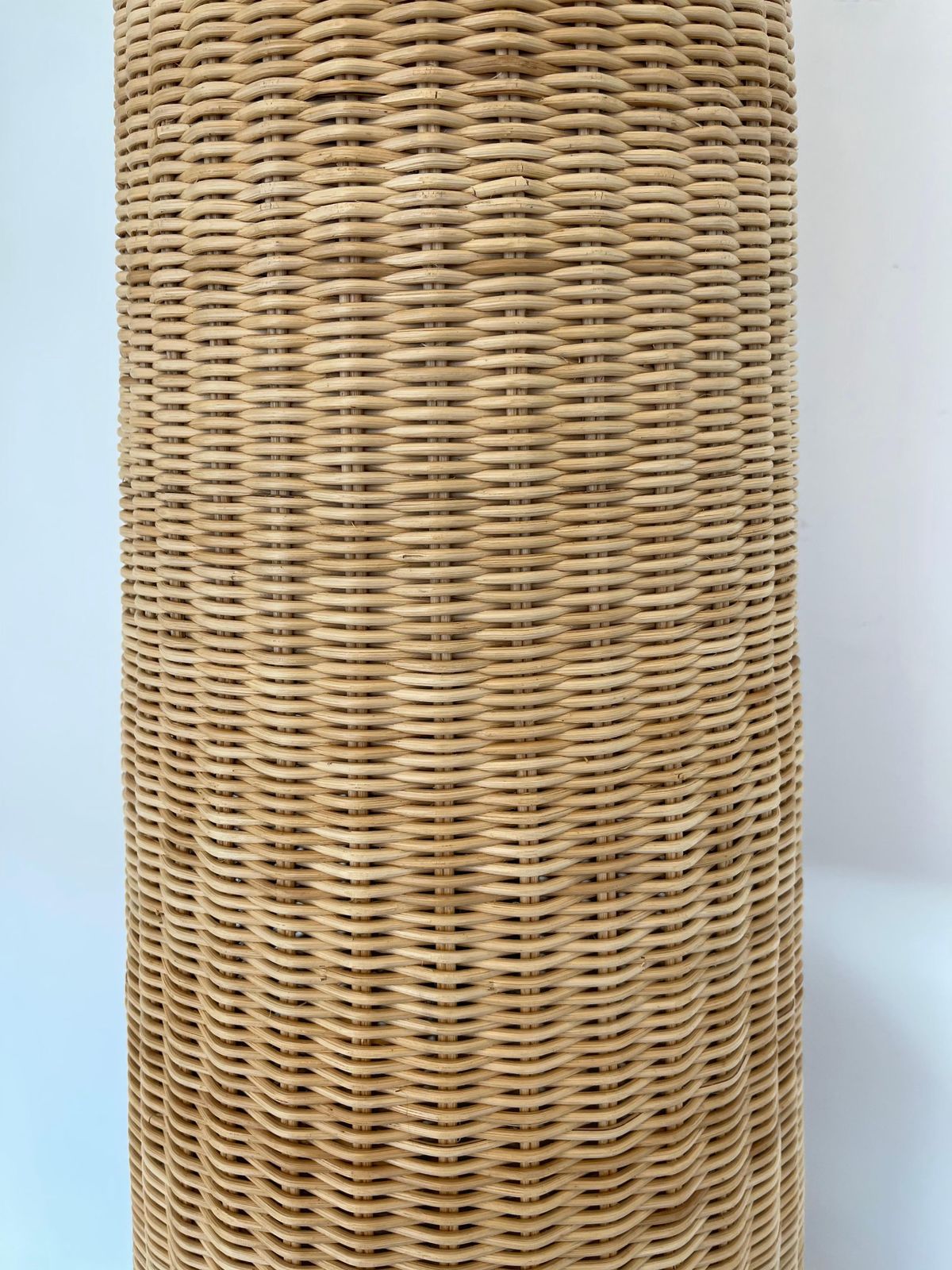 photo furniture Rattan Floor Lamp By Gasparucci Italo, Italy, 1980s