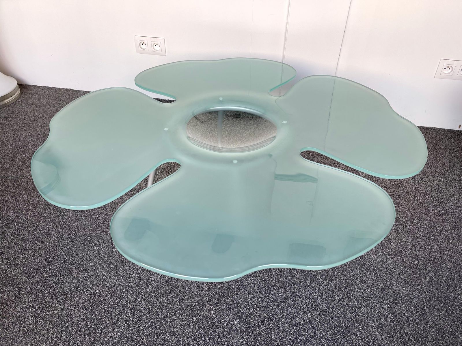 Flower Glass Coffee Table By Glas Italia, Italy, 1990s photo furniture