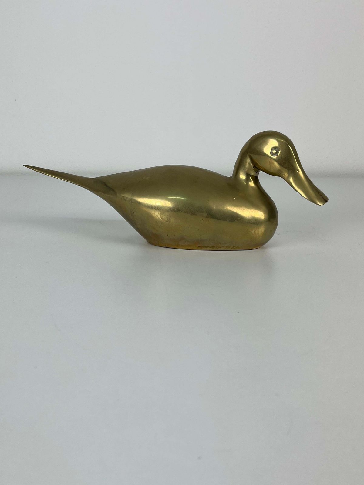 Lovely Mid Century Brass Duck, Made In Italy  1960s photo furniture