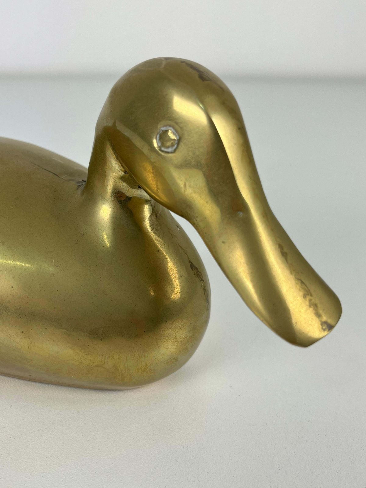 Lovely Mid Century Brass Duck, Made In Italy  1960s photo for sale