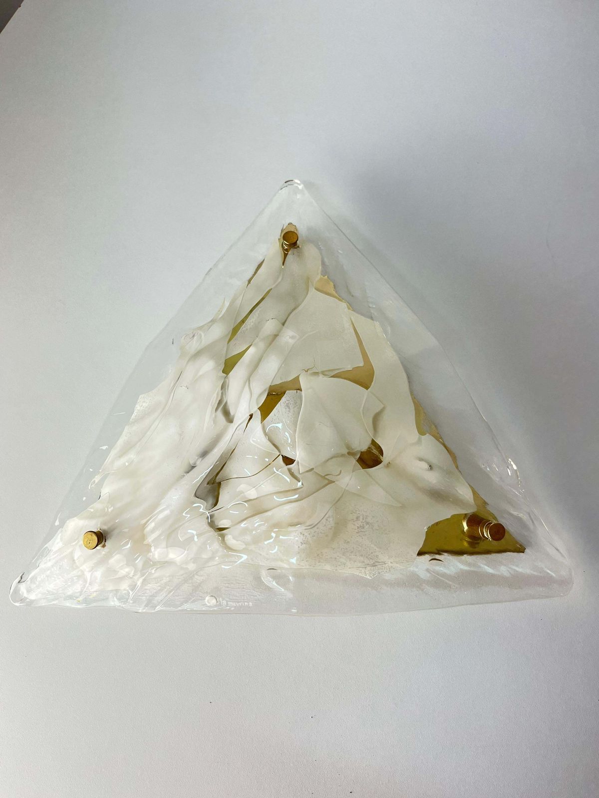 1413.0 Set Of 3 Murano Glass Wall Lamps "La Murrina" 1970s photo