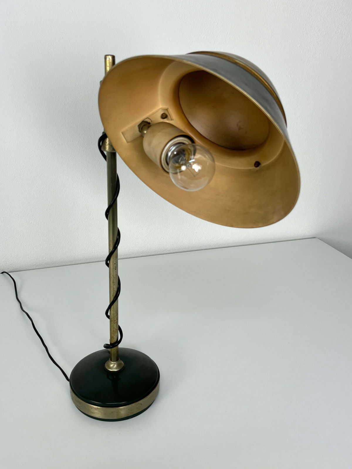Mid Century Adjustable Table Lamp By Oscar Torlasco For Lumi Milano, 1950s photo 1585.0