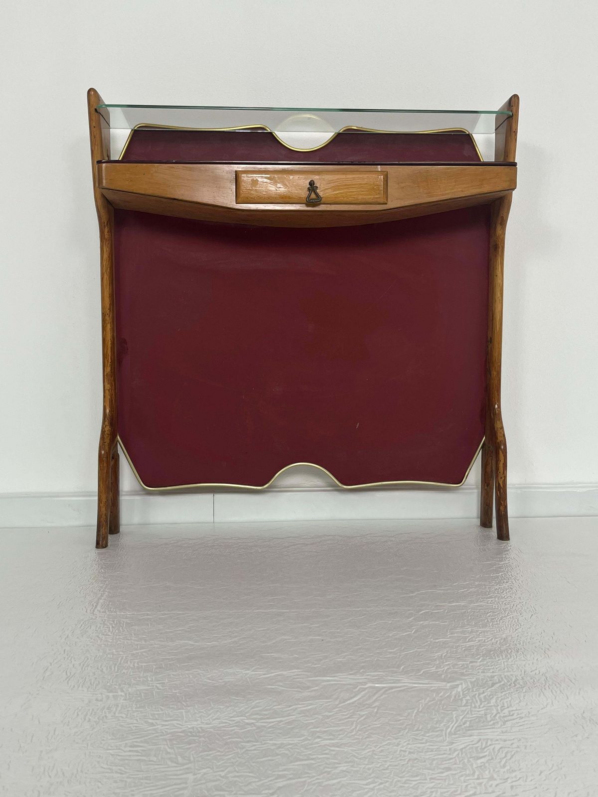 Mid Century Italian Console And Mirror, 1950s photo buy
