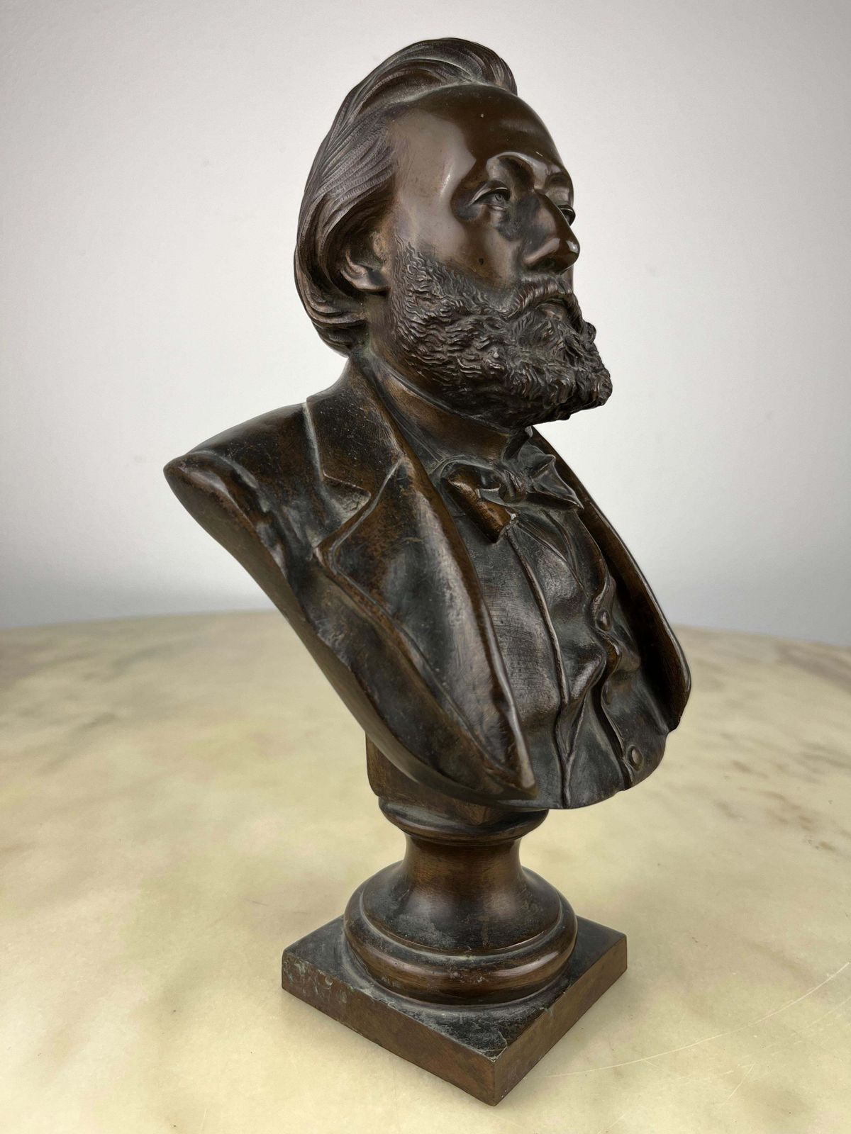 Jean Bulio, Bronze Statue Of Léon Gambetta, Prime Minister, France, 1930s photo furniture